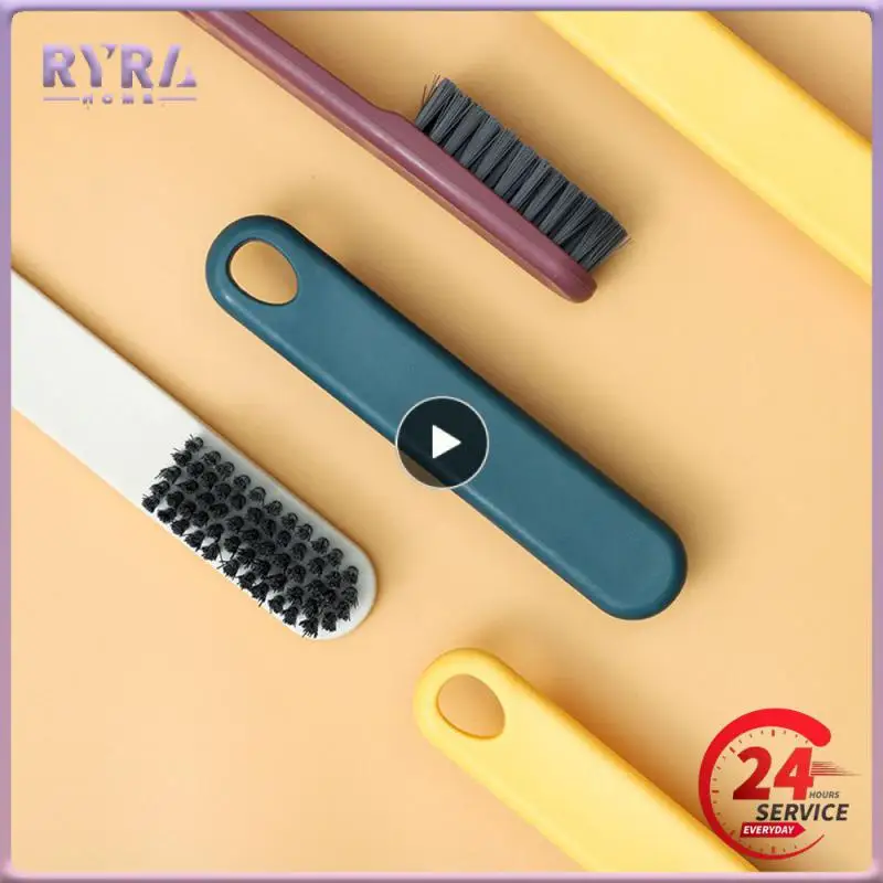 

Small Brush Two Styles Preferred Material Small Portable Soft Cleaning Brush/sponge/steel Wool Shoe Brush Convenient Storage Pet