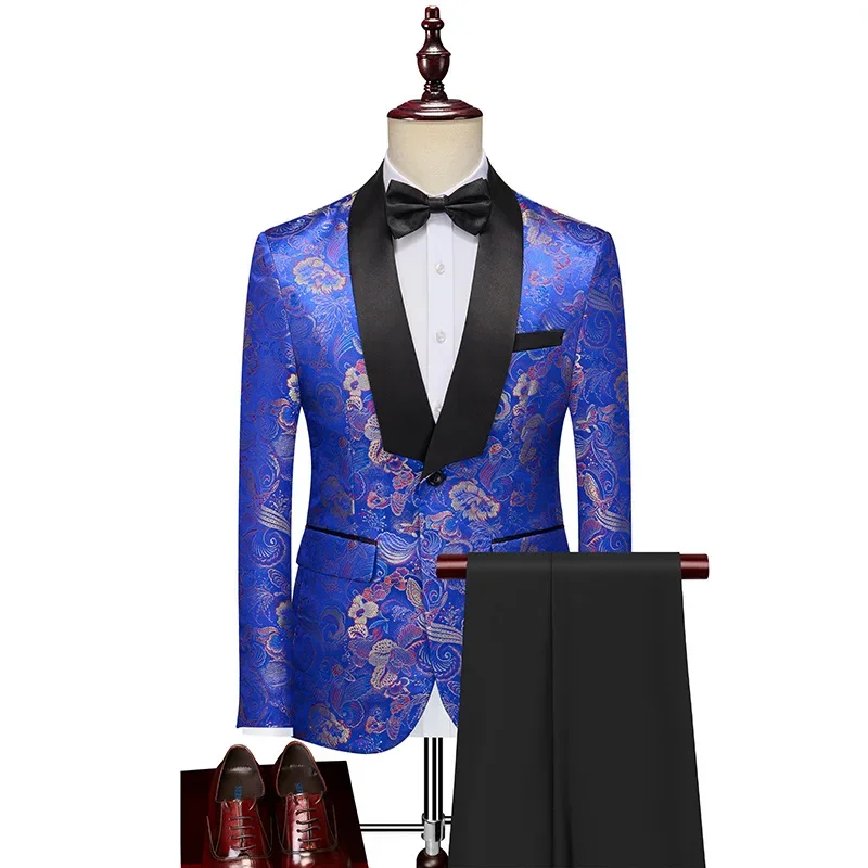 

2023 Winter Suit Men's plus Size Suit Suit Two-Piece Suit