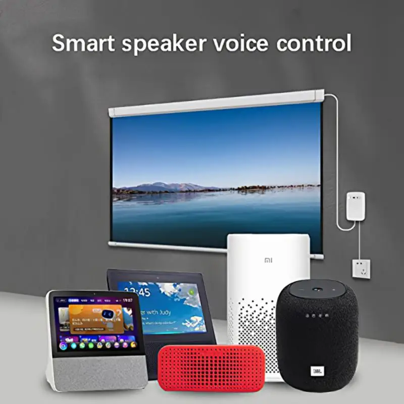 

Wireless Electric Switch Manual Control Support Assistant Alexa Tuya Home Theater Projector Screen Switch Wifi