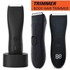 Men's Electric Groin Hair Trimmer Pubic Hair Trimmer Body Grooming Clipper for Men Bikini Epilator Rechargeable Shaver Razor 1