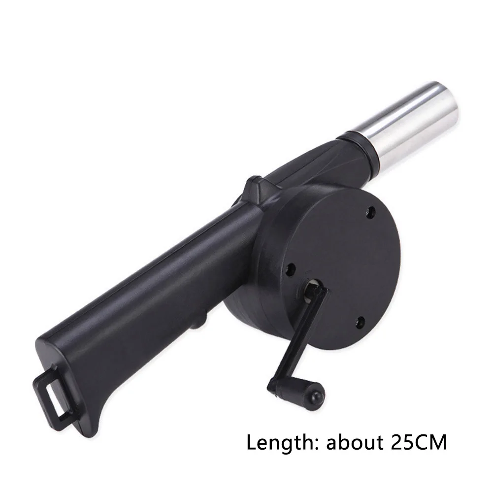 Hand Cranked Blower Lightweight Manual Barbecue Fan Multi-function Charcoal Coal Starter Fan Barbecue Accessories