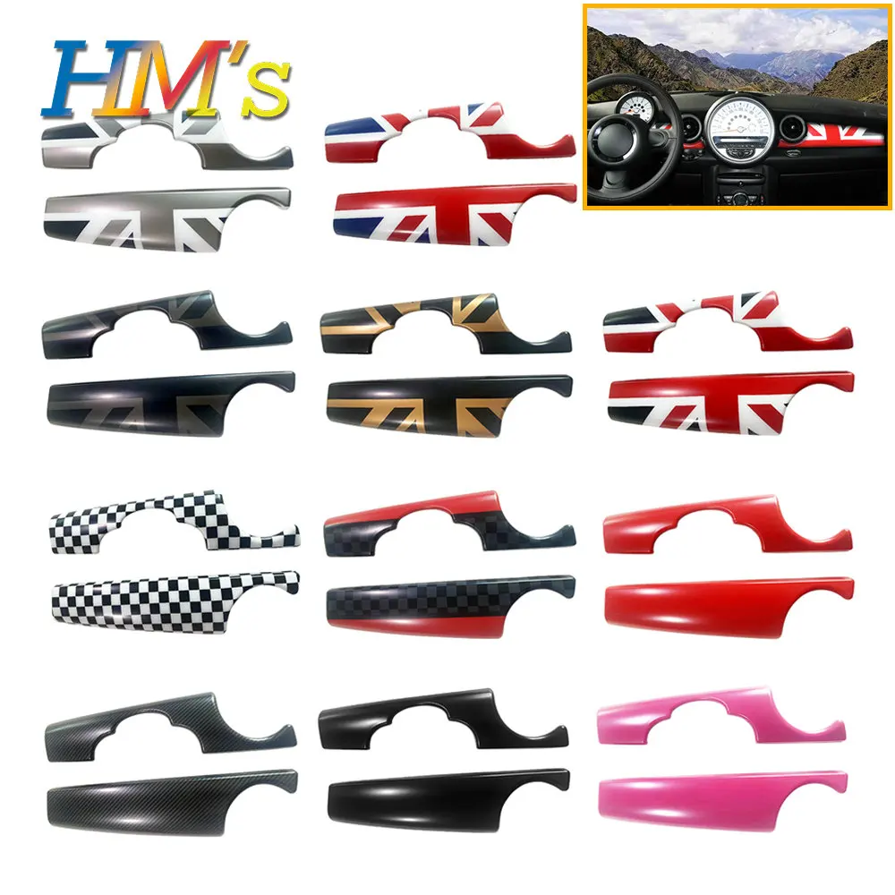 MINI Cooper/S/ONE R55 R56 R57 R58 R59 PINK Union Jack Dashboard Panel Cover  LHD