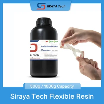 Siraya Tech Tenacious Resina para impressora 3D flexível 405nm com cura UV com alta resistência ao impacto Resina fotopolímero padrão para LCD