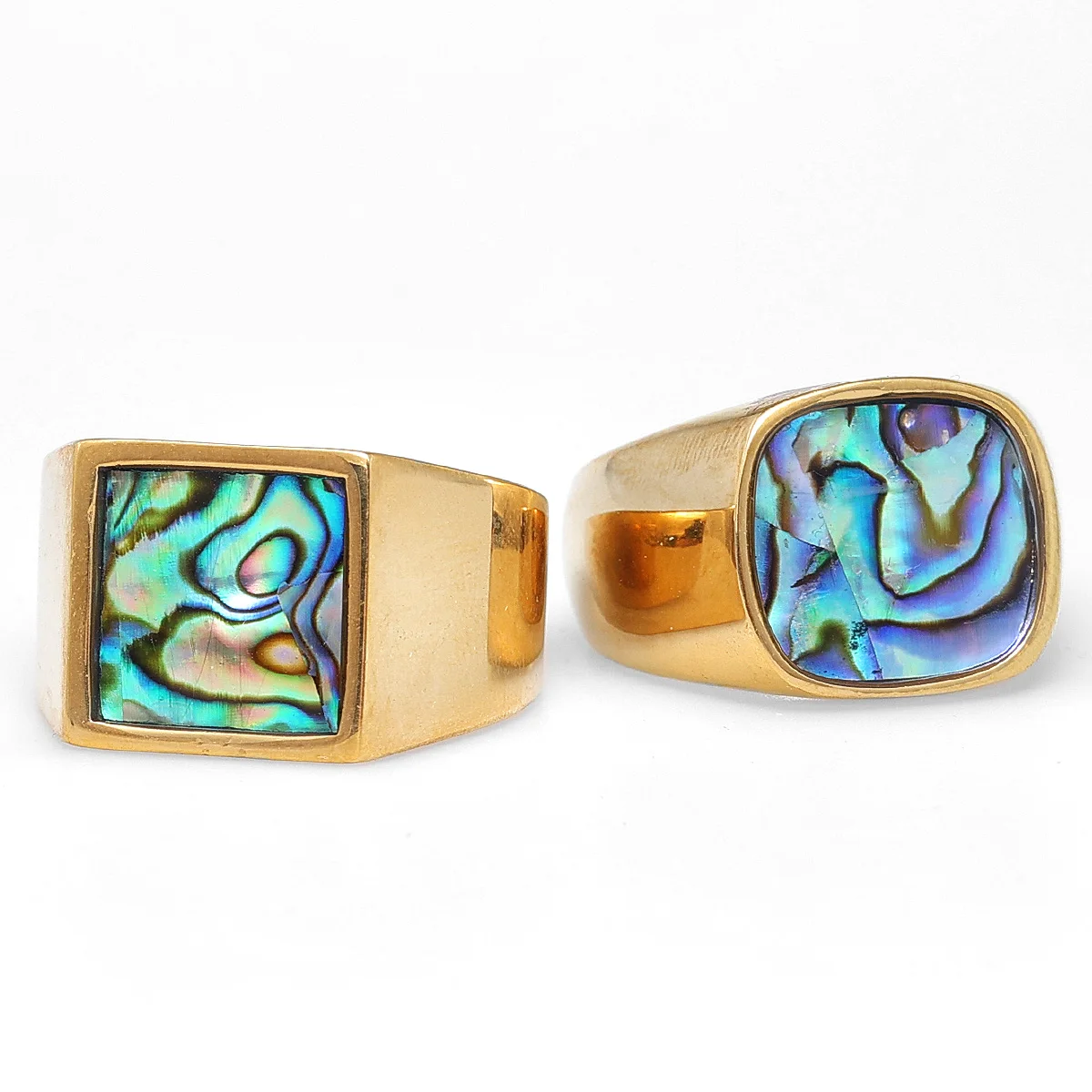 Ring with Inlaid Pearls