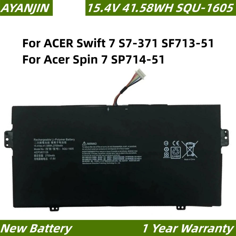 S7-371, SF713-51, Acer Spin 7, SP714-51, SQU-1605,