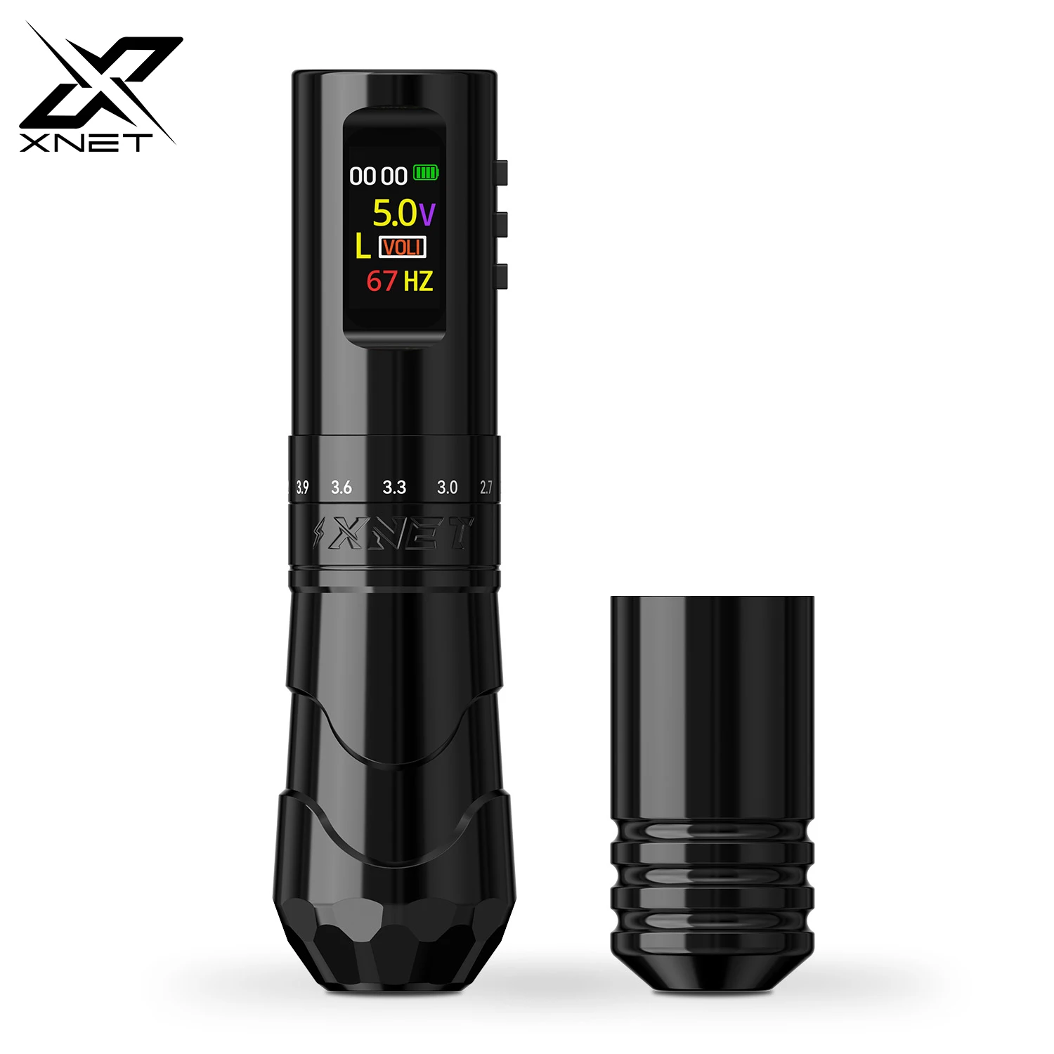 XNET VOID 調整可能なストロークタトゥーマシン Xnet-void-ワイヤレスタトゥーマシンペン,7つの調整可能なストローク