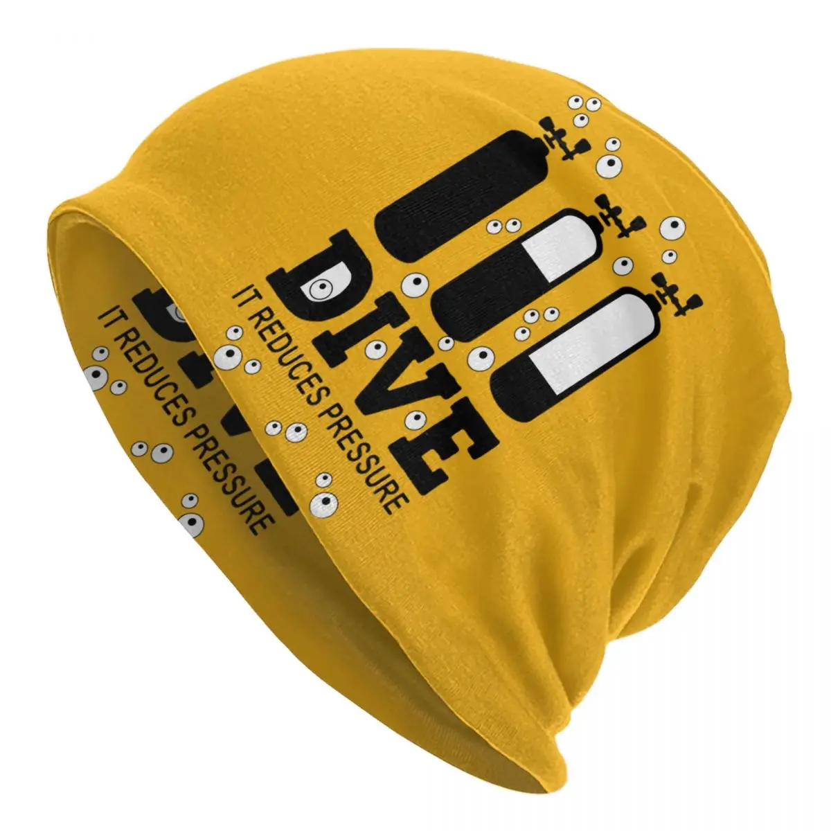 

Scuba Diving Bonnet Hats Fashion Knitted Hat For Women Men Warm Winter Dive Diver Quote Skullies Beanies Caps
