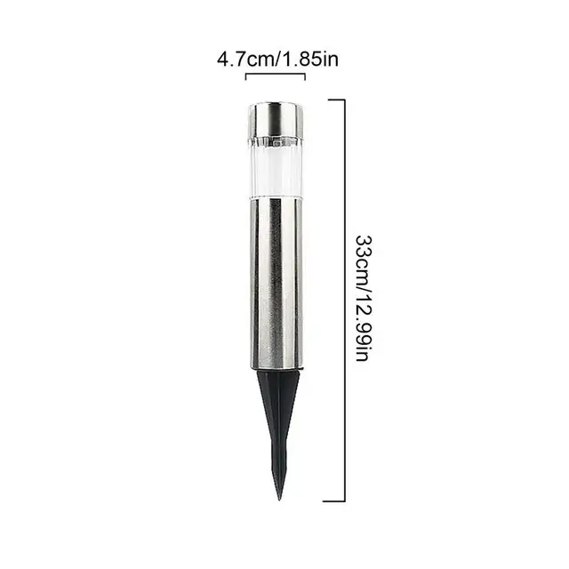 Napenergia Kerti Fény Kültéri -Lámpás Lanter Vízálló Tájvilágítás Az Út Terasz Udvari Dekorációhoz - Image 6