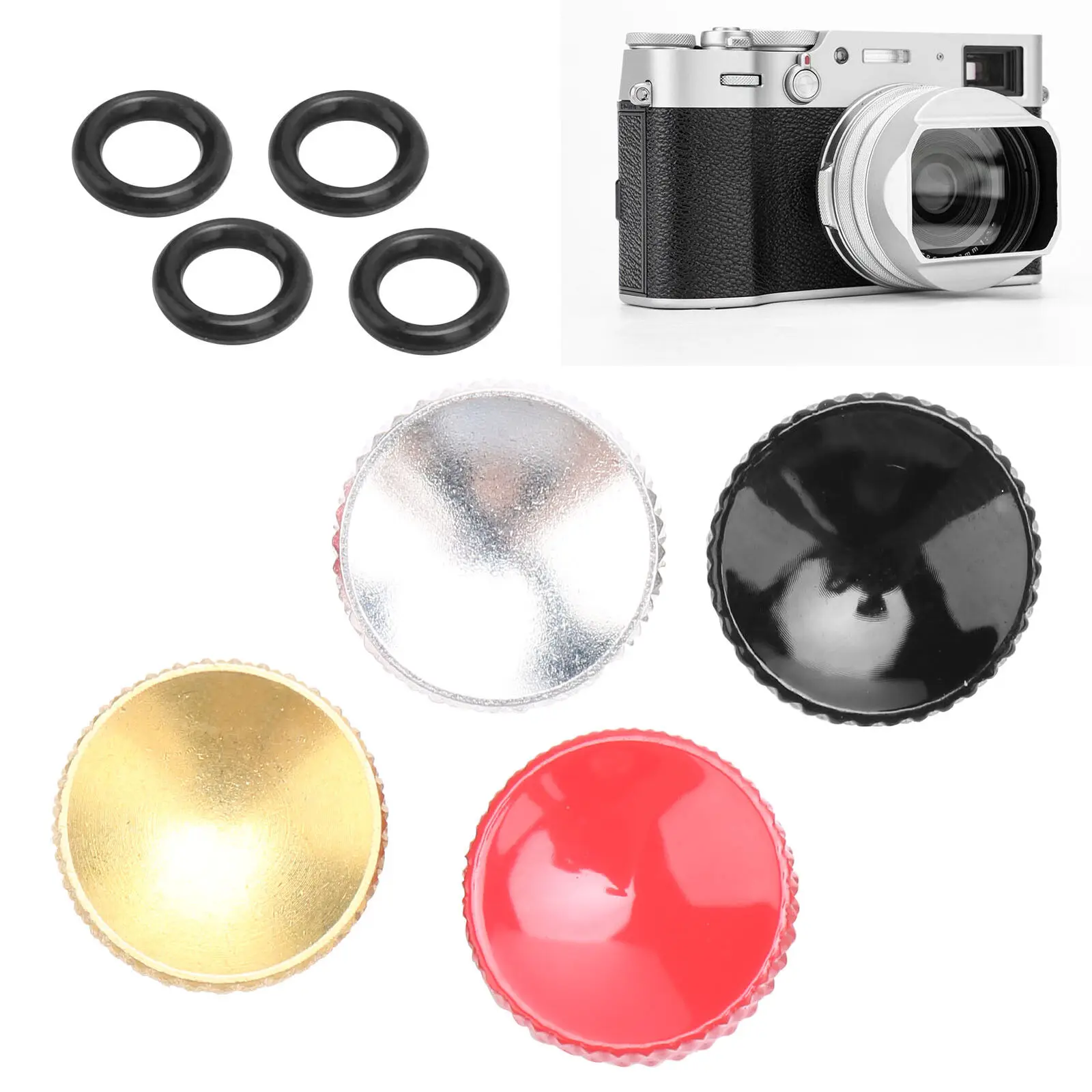 Shutter Release Button Copper Concave 12mm For Fujifilm X100 SLR Leica Nikon Sony Rolleiflex Minolta Olympus Camera Parts