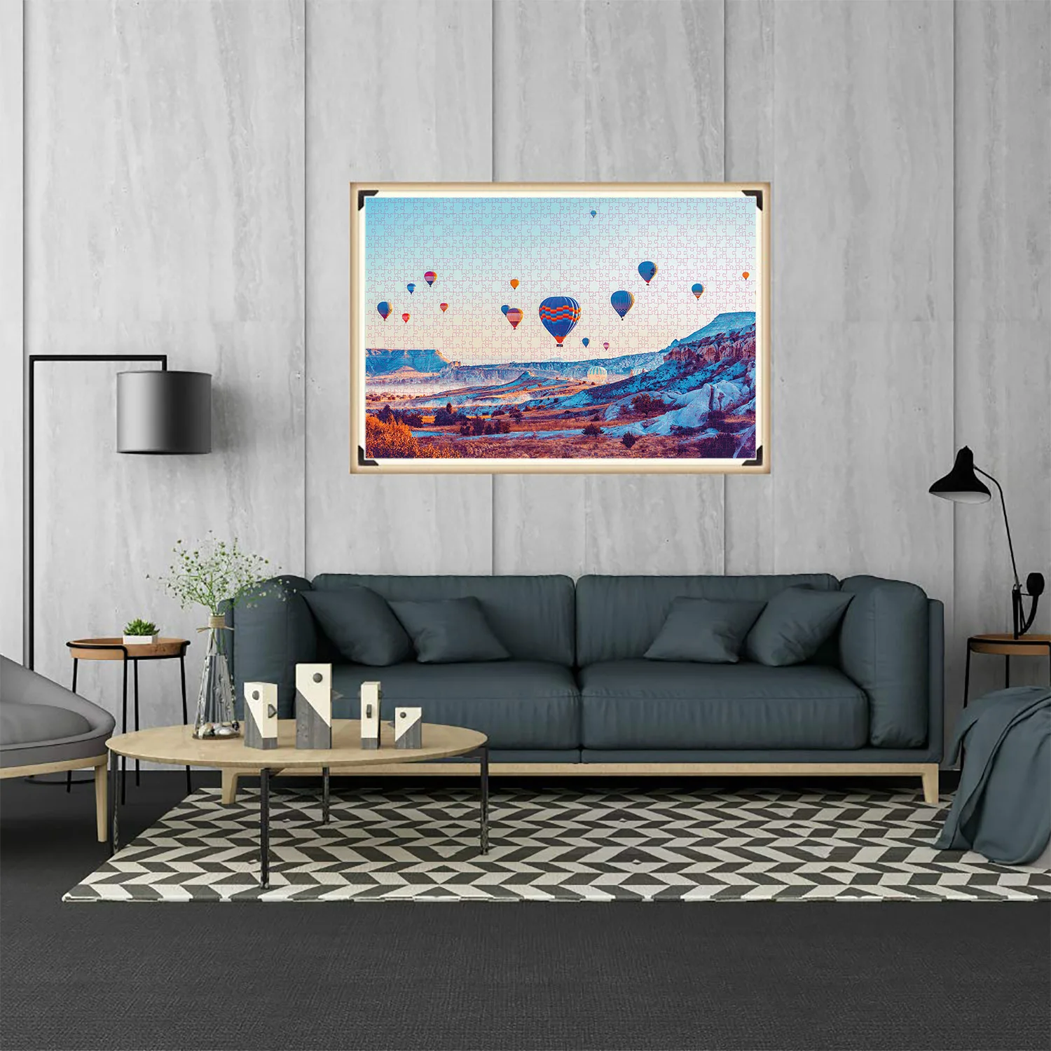 1000 Pieces Cappadocia Jigsaw Puzzle Home Decor Adults Puzzle Games Family Fun Floor Puzzles Educational Toys for Kids 6