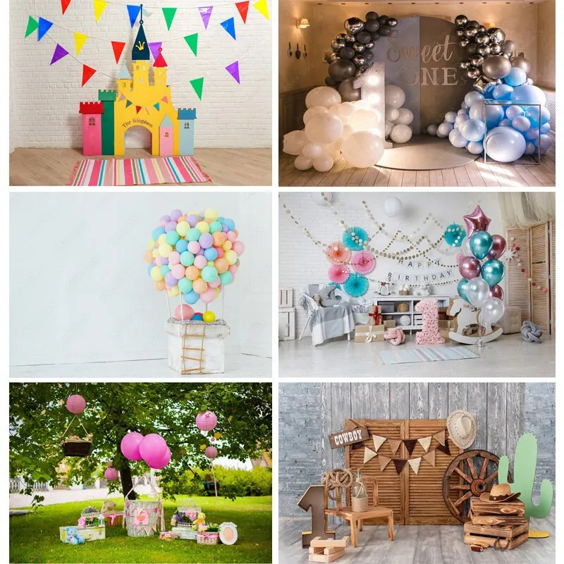 

SHUOZHIKE Children Cartoon Birthday Photography Backdrops Baby Newborn Portrait Photo Background Studio PropsETSR-04