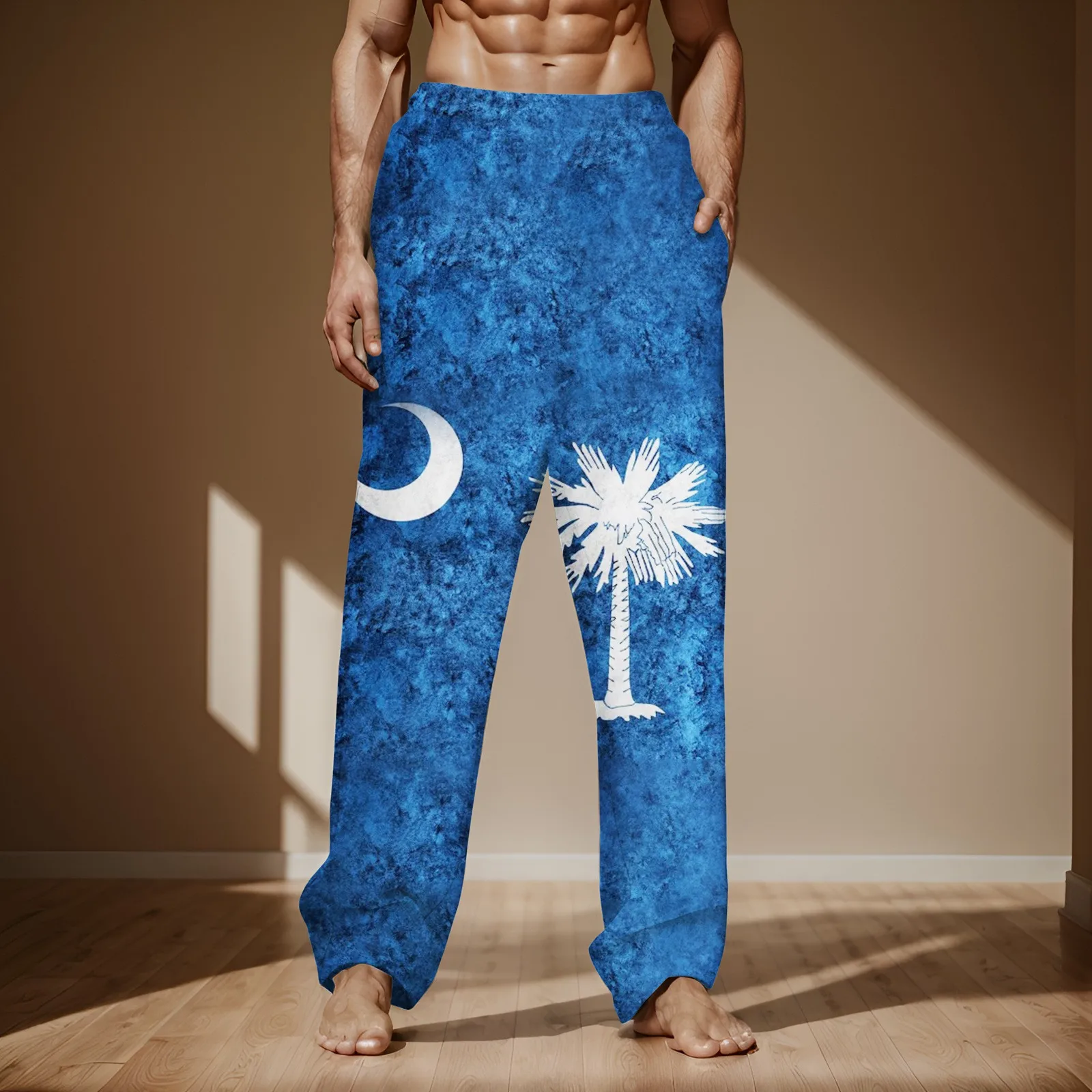 

Couple‘s Spring Summer Vanlentines Day Print Pajama Pants Long Pants Casual Pants Harem Pants Casual Oversize Streetwear