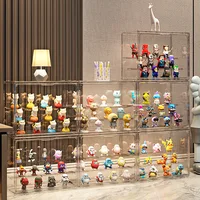3Pcs Acrylic Blind Box Storage Display For Collectible Figures And Clear Display Toys Stand For Lego And Bubblegum Pop Mart 1
