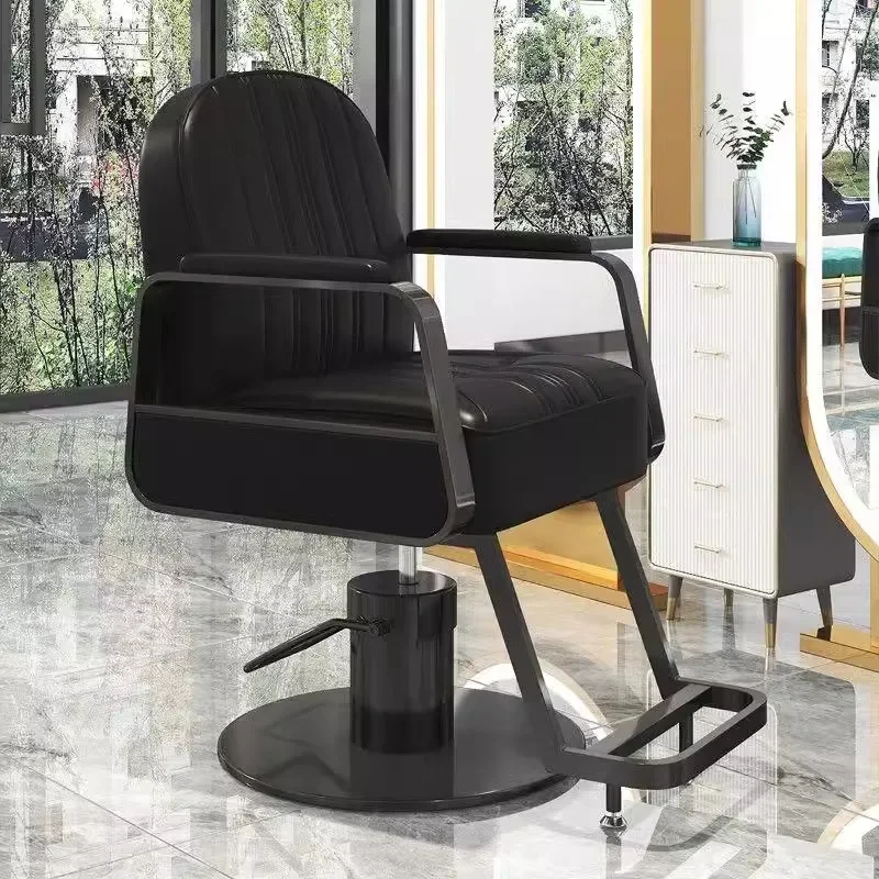 

Hairdressing Beauty Barber Chair Pedicure Swivel Comfortable Facial Barber Chair Manicure Metal Silla Giratoria Salon Furniture