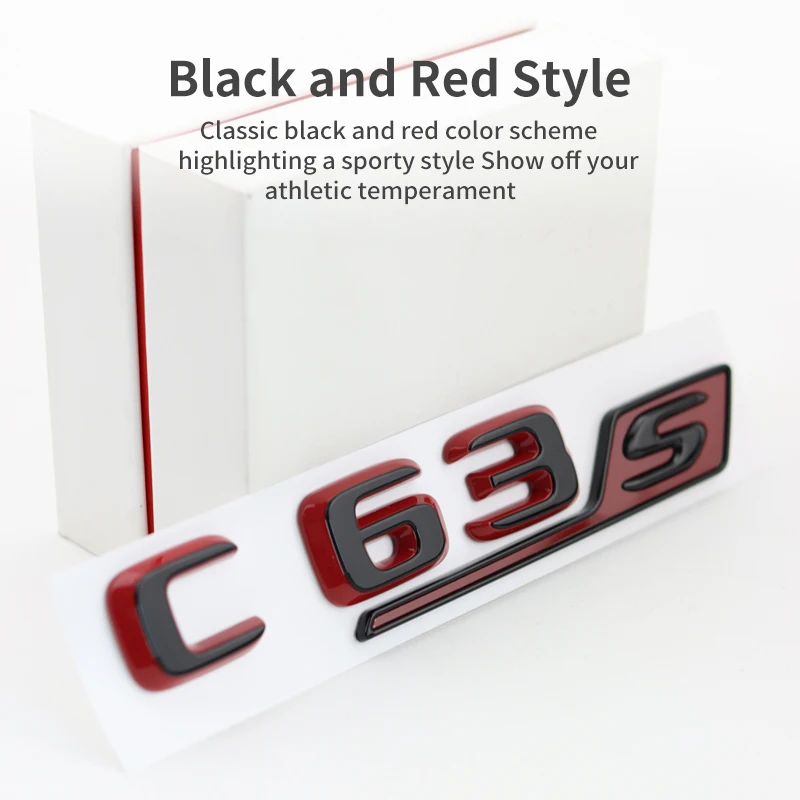 3D ABS Auto Hinten Stamm Abzeichen Aufkleber Emblem S Logo Für Merces