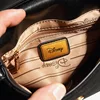 Disney Mickey Retro Diamond Diamond Lattice Bag Female Commuting Shoulder Bag Pure Black Premium Handbag 4