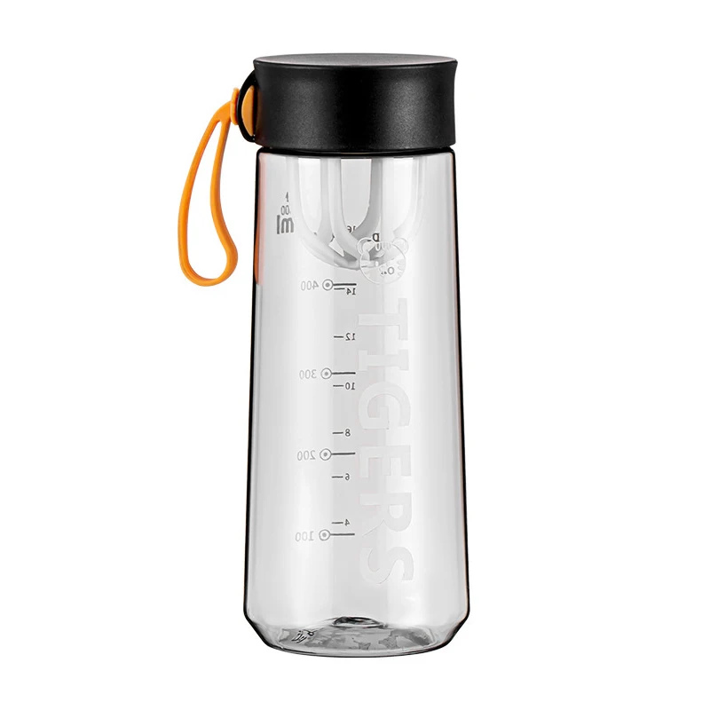 500ML Large Capacity Sports Water Bottle Transparent Drinking Cup Men Women Summer Outdoor Portable Plastic Coffee Juice Cup