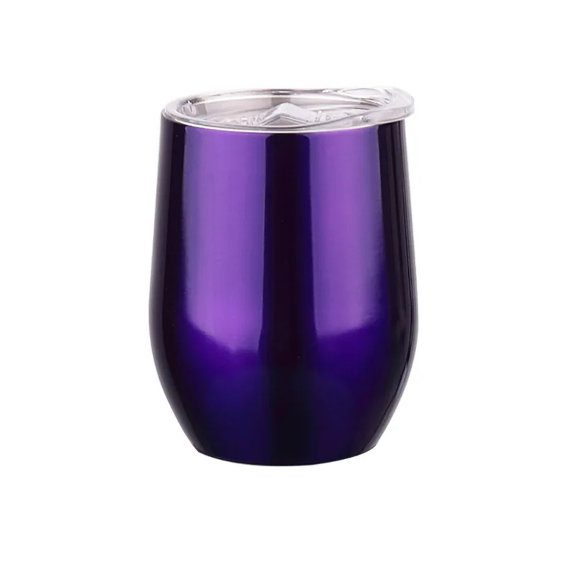 Colorful Egg Shaped Double Wall Stainless Steel Mug 21