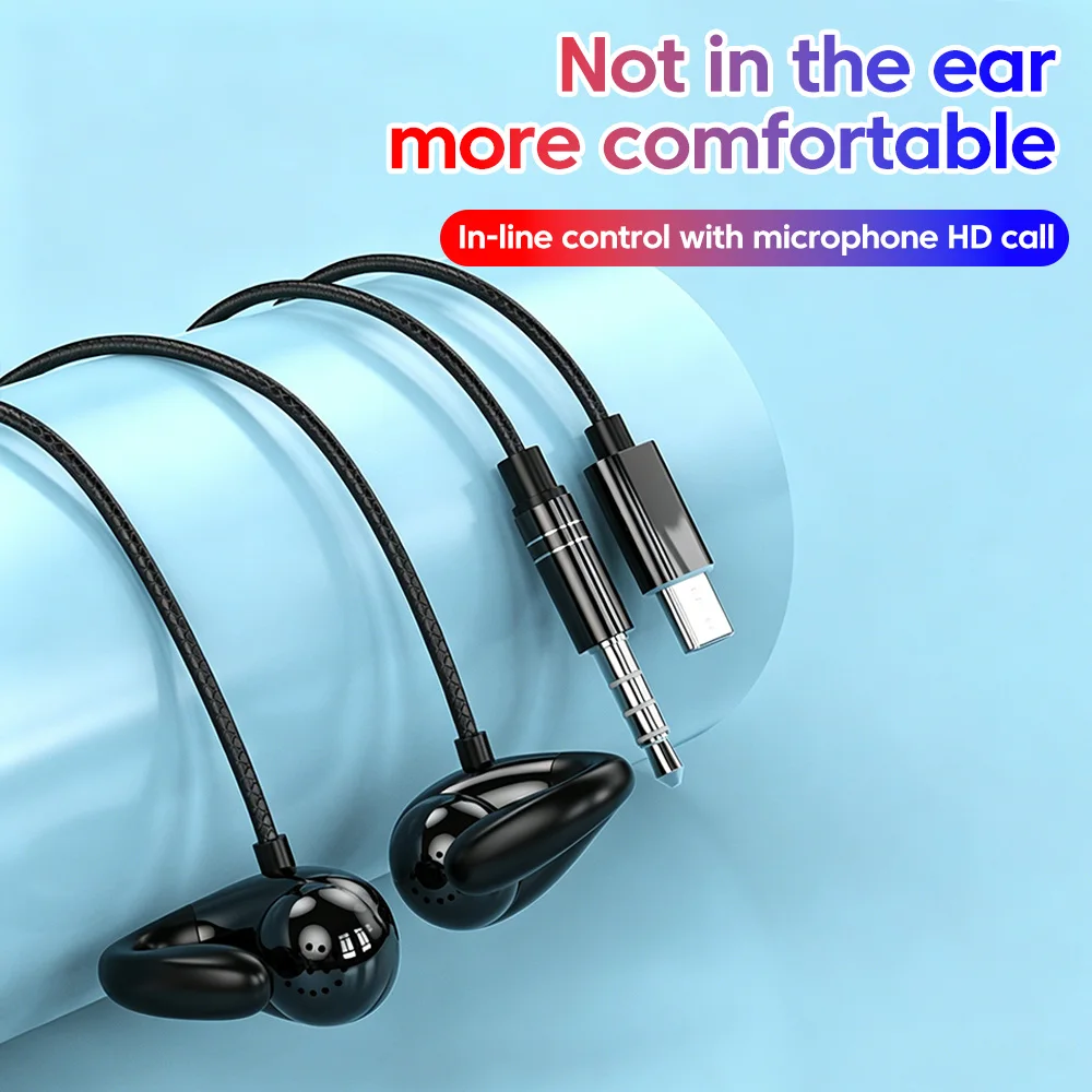 Limited Edition Type C Over-Ear Headphones with Ear Clips and Wireless Control