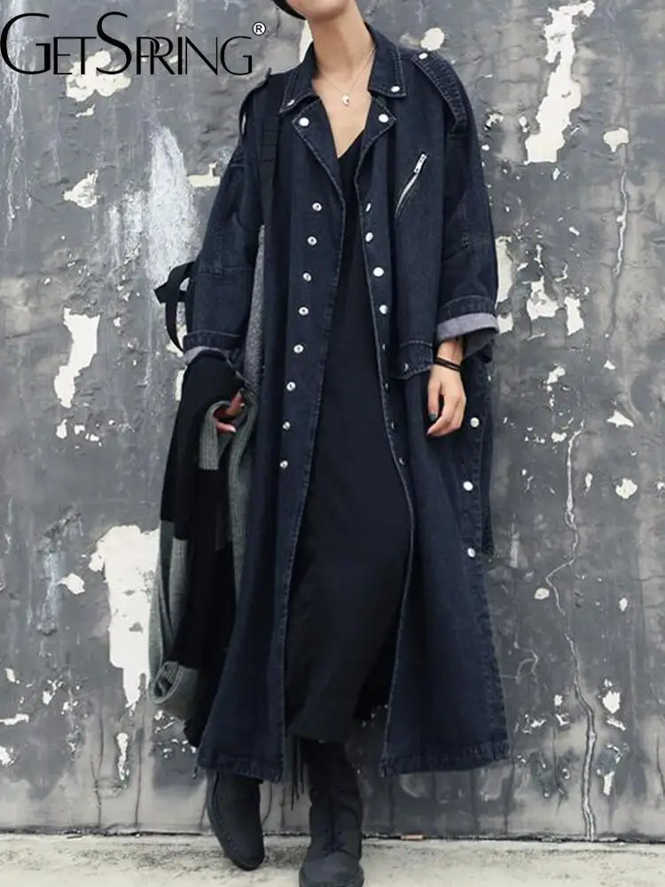 ジャケット・アウター Oversized Trench Coat Amazon.com: Loose Oversized X-Long Women's Trench Coat