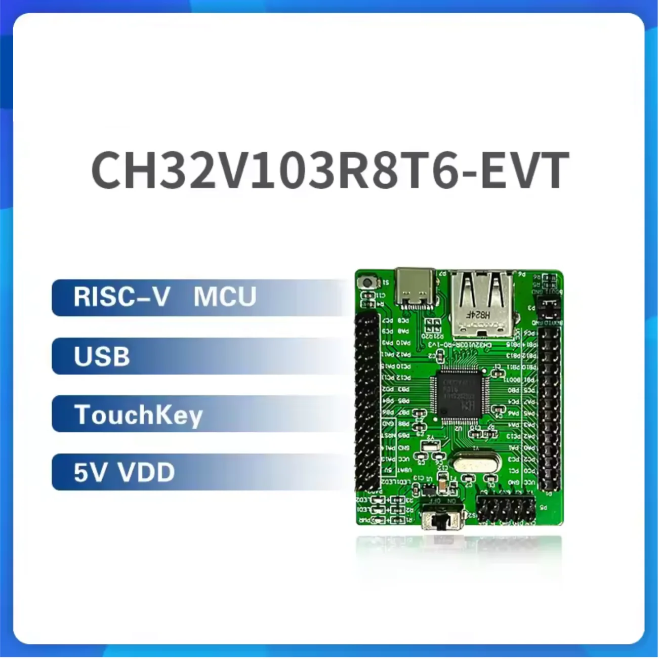 2개/로트 RISC-V MCU CH32V103 기본 평가 보드