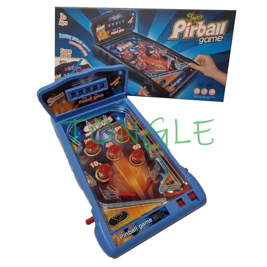 LED Light Music Counting Pinball Machine Black/Blue 2 Color Creative  Catapult Pinball Game Multifunctional Pinball Toy Bartop - AliExpress