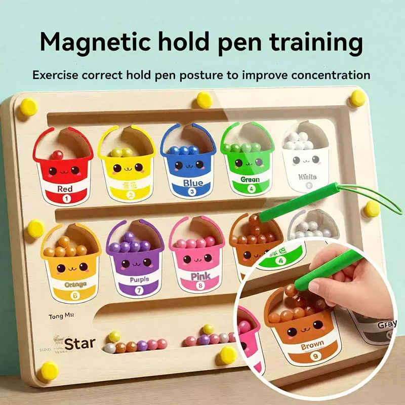 Magnetic Maze Puzzle Toy 3