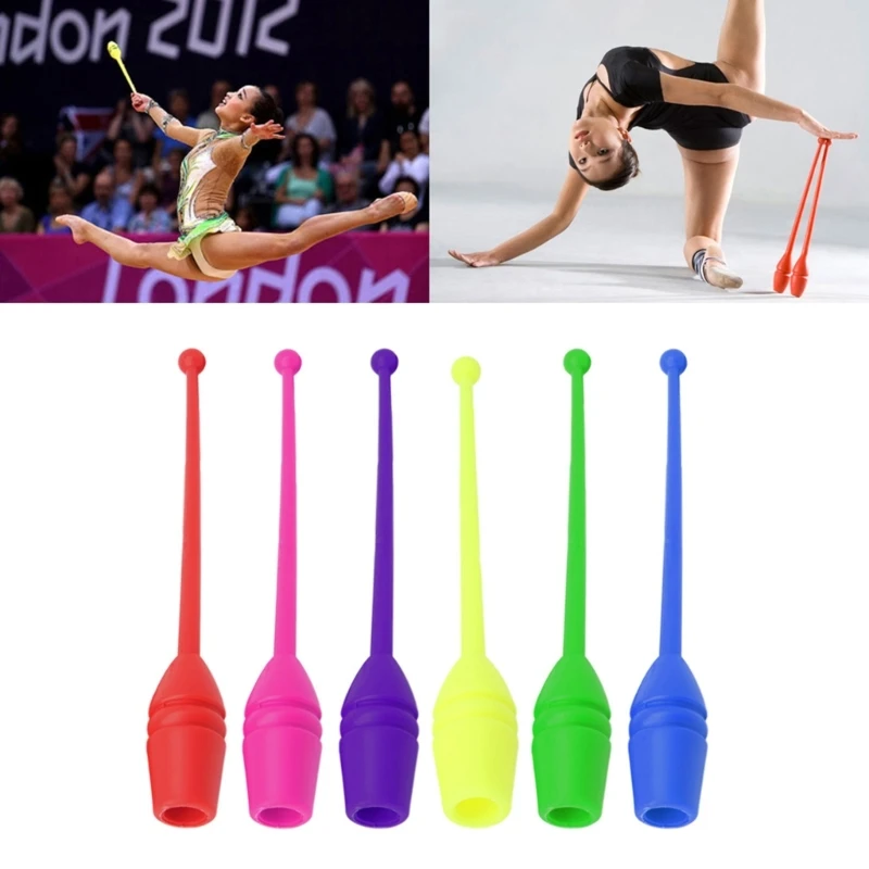Plastic Rhythmic Gymnastics Bar Rhythm Fitness Equipment Training Competition Bar Multicolor for Children Adults