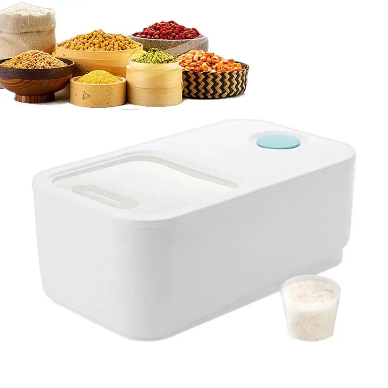 

Rice Dispenser Storage Box Rice Container Grain Storage Jar Cereal Dispenser Pet Food Storage Container Grain Container Pantry