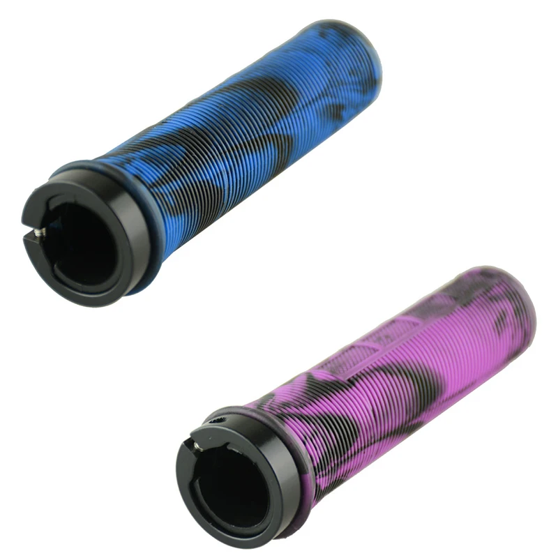 Bicycle Handlebar Grips Integrated MTB Cuffs Aluminum Alloy Lock on Handles Non-slip Bike Part