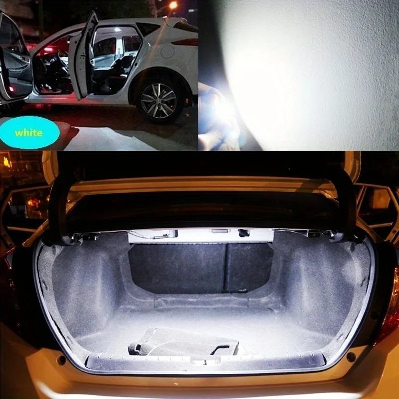 Automobile LED Combination Light 24pcs/Set Automobile LED Combination Light Car Interior Light T10 1156 Width Lamp Double-pointed Reading
