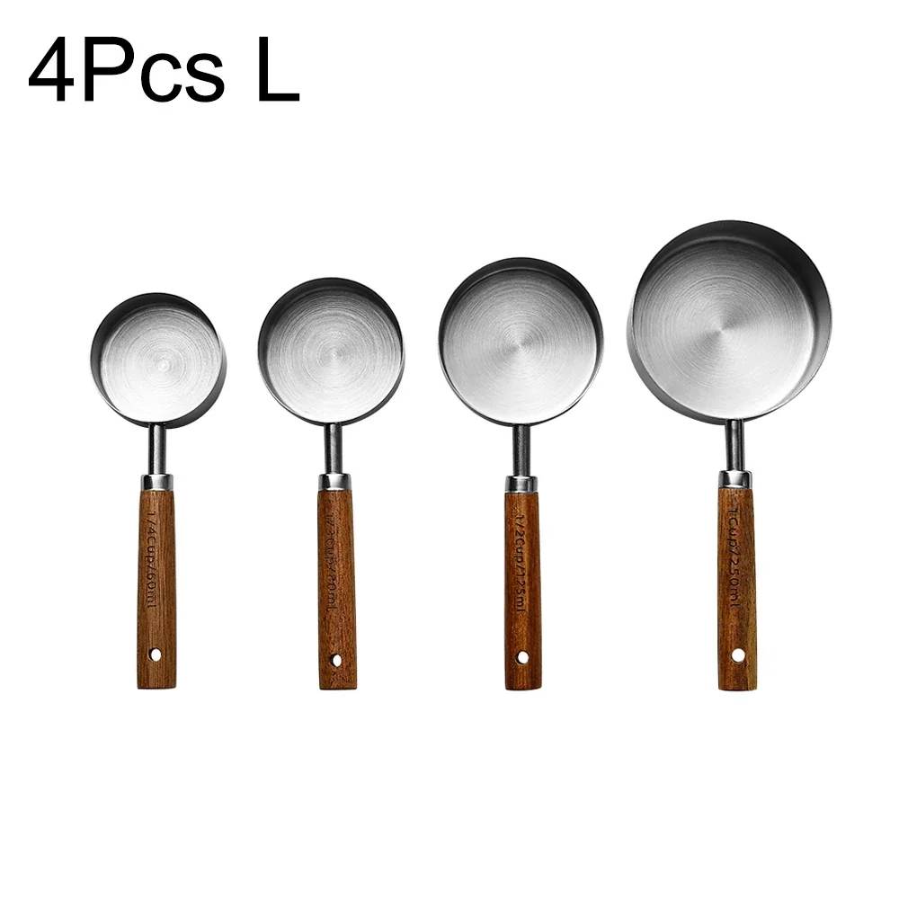 4Pcs Silver L