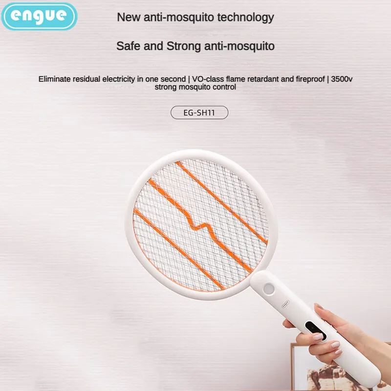 Engue Mosquito Swatter Ricarica Usb Electric Mosquito Swatter Lamp 2-In-1 Camping Travel Mountain Climbing Mosquito Killer