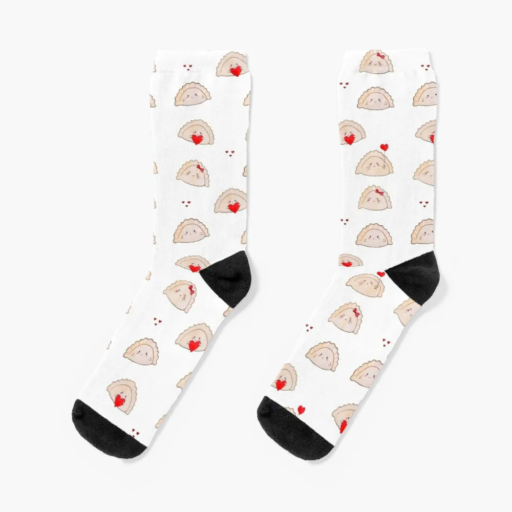 

Cute little Valentine's dumplings polish pierogi Socks Socks For Men Funny Gift