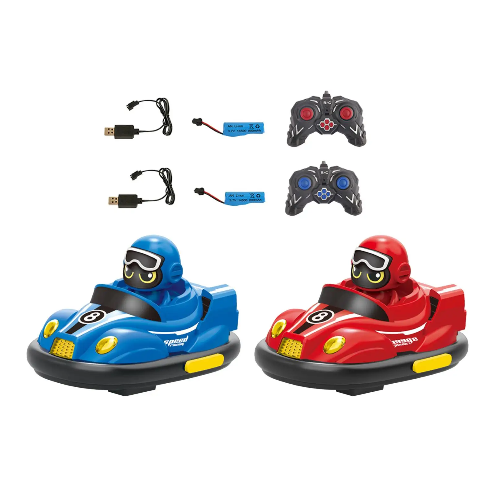 Remote Control Bumper Car Ejecting RC Race Car with Music and Light for Kids Teens Age 3 4 5 6+ Year Old Children Birthday Gift 3