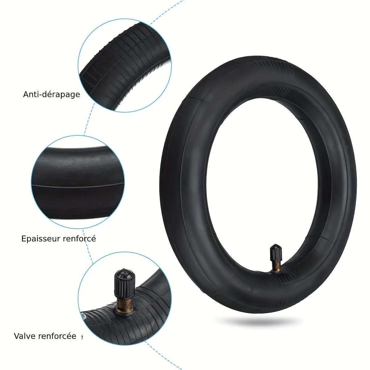 Outer Tire and Inner Tube 8.5" for Xiaomi M365 Pro 2 Mi 1S Electric Scooter Front Rear Wheel Replacement Inflatable Rubber Tires