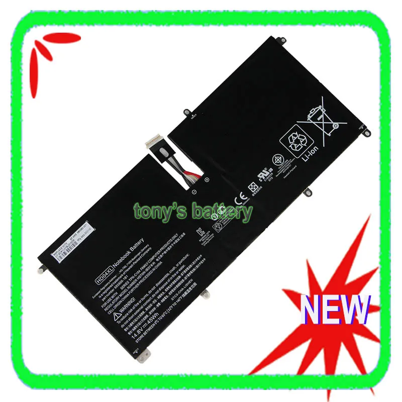 

Новый аккумулятор HD04XL для HP Envy Spectre XT 13-2120tu 13-2000eg 13-2021tu 13-2113TU HSTNN-IB3V 685866-171 685866-1B1