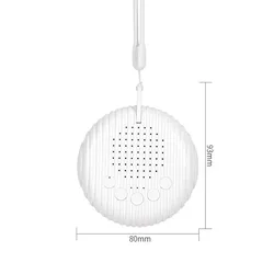 Portable Baby Sleep Machine with 10 Soothing Sounds and Adjustable Volume, Built - in Rechargeable Battery (White)