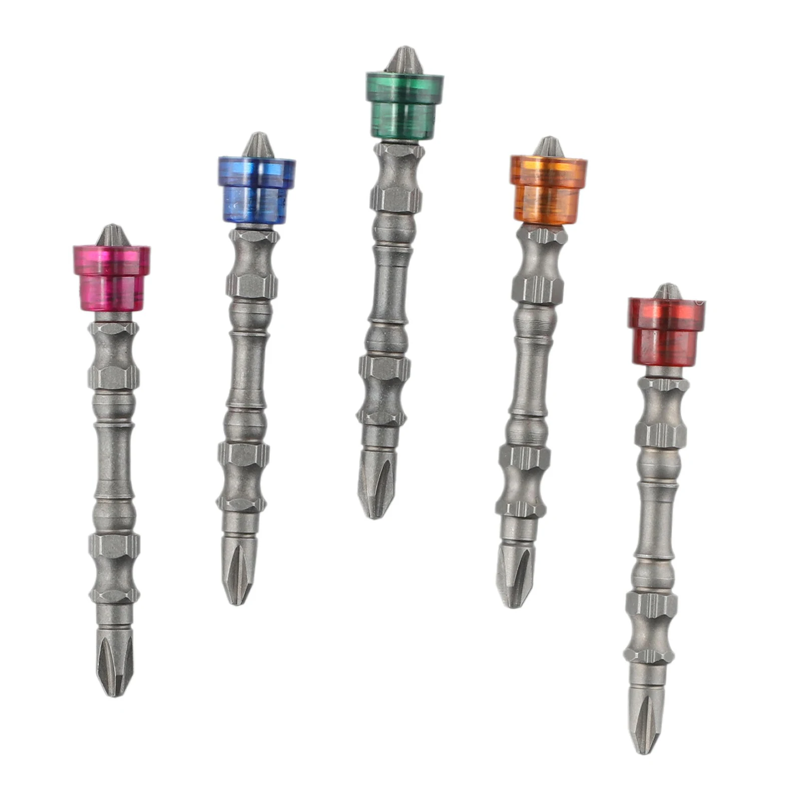 

Durable Equipment Drill Bits Pneumatic Screwdriver Alloy Steel Tools Workshop 5pcs Cross Double-Headed Drivers