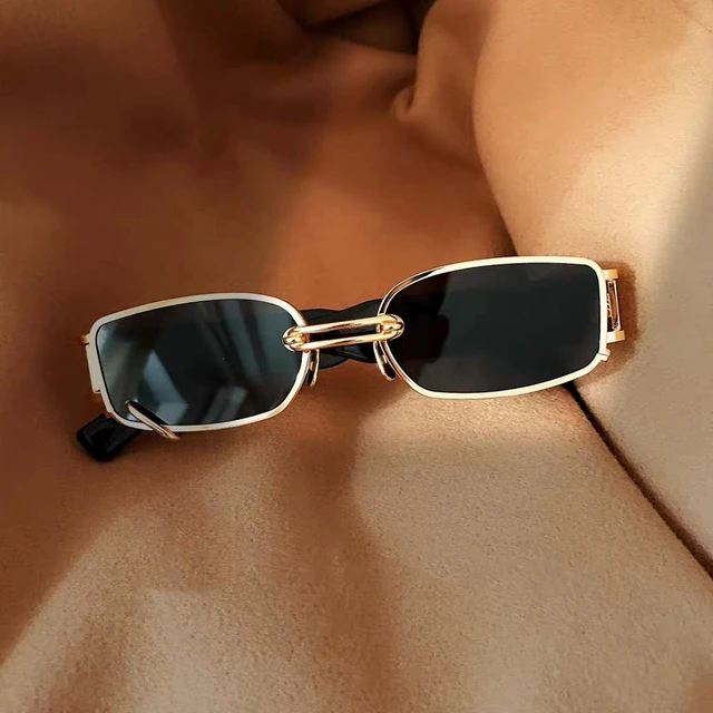 Retro Metall Sonnenbrille, 4 Paare Vintage Kleine Brille, Ovale Brille Mit  Metallrahmen, Unisex-Sonnenbrille für Männer Und Frauen Damen Männer für