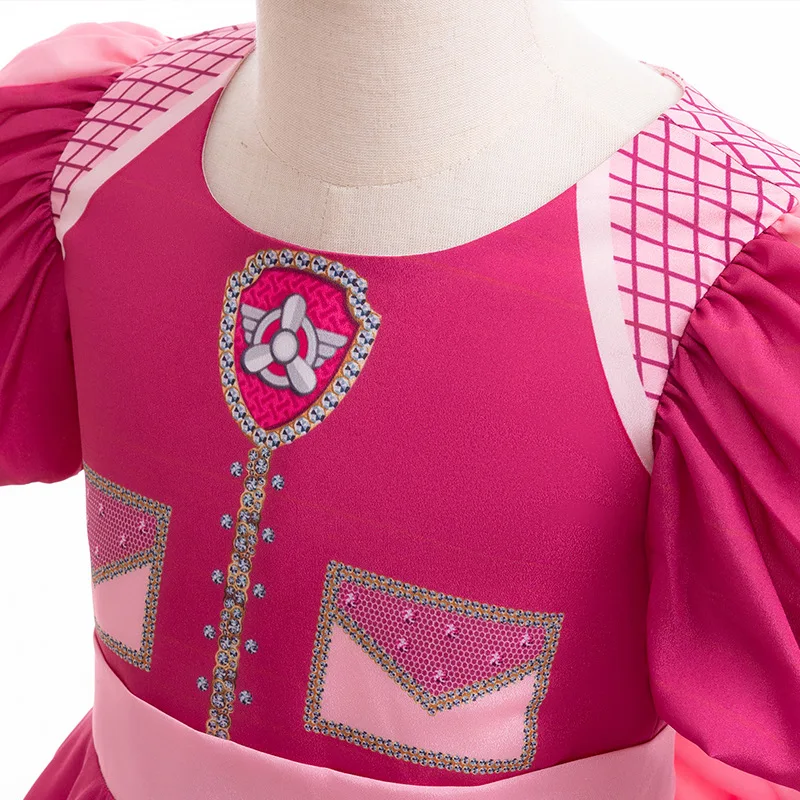Cosplay Kids Costume Girl Dress Skye Princess Dress Birthday Party Halloween Performance Girl