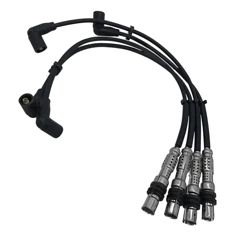 03F905409C 4Pcs 점화 케이블 키트 압력 와이어 A1 A3 VW 캐디 골프 VI 제타 폴로 투란 시트 스코다 1.2Tsi-ABQF