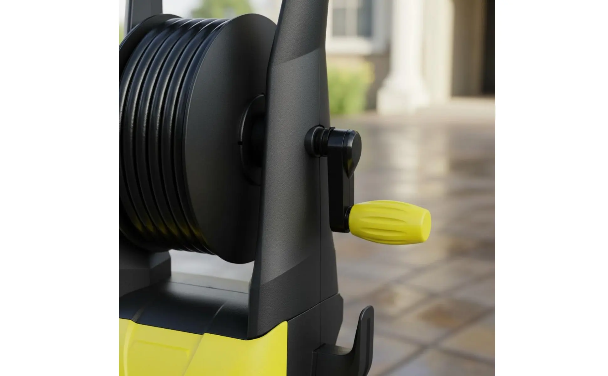 High Pressure Washer Long-Lasting Aluminum Pump Electric High Pressure Washer Wheeled Power Cleaner Easy Storage