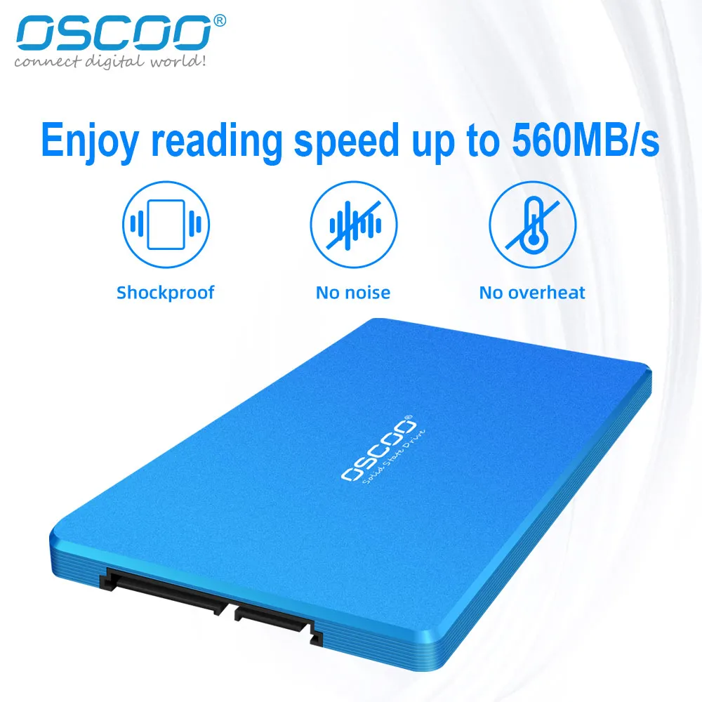 

OSCOO 2.5'' SATA3 SSD 256GB 512GB 1TB Hard Drive Disk Disc SATA 2.5 Internal Solid State Disks SATA SSD For Desktop PC Laptop