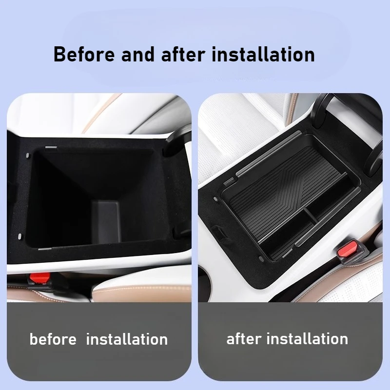 For AVATR 07 Car Center Console Armrest Storage Box Partition Storage Organizer Box Stowing Tidying Car Interior Accessories detail image 2