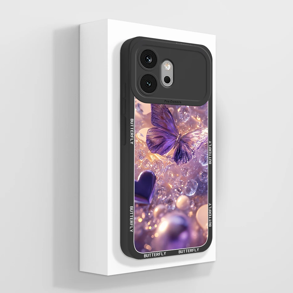 Candy Painted Soft Liquid Silicone Lightweight Phone Case with Lens Protection