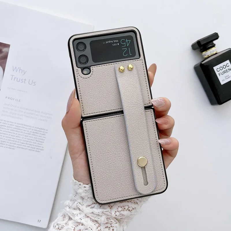 Case With Strap For Samsung Galaxy Z Flip 4 Z Flip 3  Z Flip 2 1 Case Shockproof Shell For Flip 2 Back Cover z플립 4 케이스_voghion.com