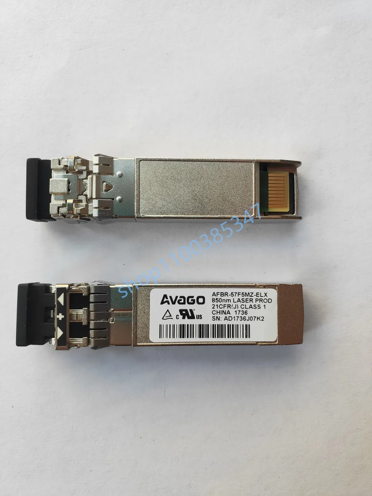 1PCS EMULEX 16g sfp optical fiber AFBR-57F5MZ-ELX 850NM 300M/LPe16002 LPE16000 LPe16002B-M6 lpe31002 emulex 16G HBA card