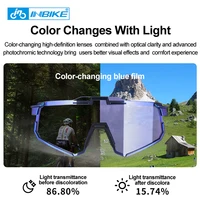 INBIKE-Lunettes de soleil de cyclisme photochromiques pour hommes, lunettes de vélo de route professionnelles, lunettes de sable coupe-vent, lunettes de vélo 4