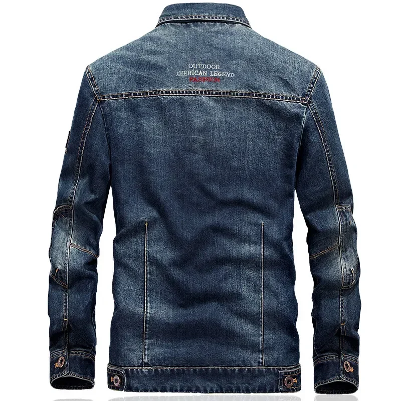 Men Jacket Denim Jeans Jackets and Coats for Autumn Casual Slim Brand Clothing Cowboy Jeans Spring 2023 Mens Streetwear